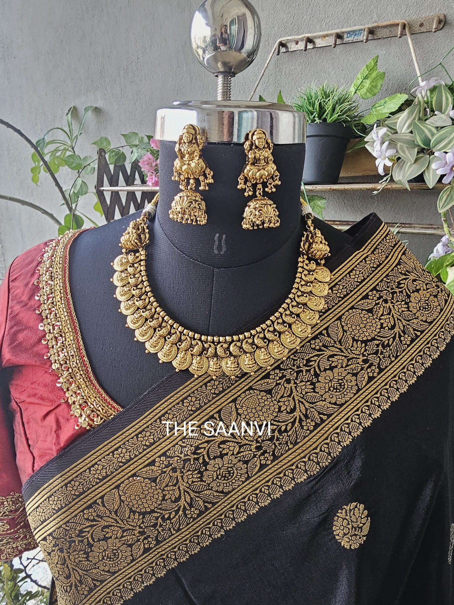 ANTIQUE PREMIUM KAASU NECKLACE SET