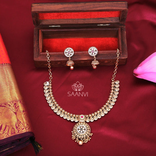 DIYA ANTIQUE NECKLACE SET