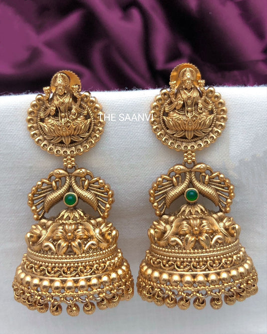 ANTIQUE LAKSHMI JHUMKAS