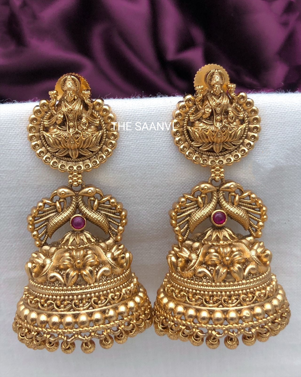 ANTIQUE LAKSHMI JHUMKAS