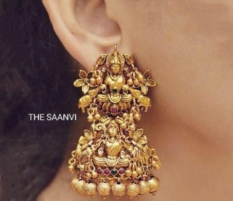 ANTIQUE BRIDAL JHUMKA