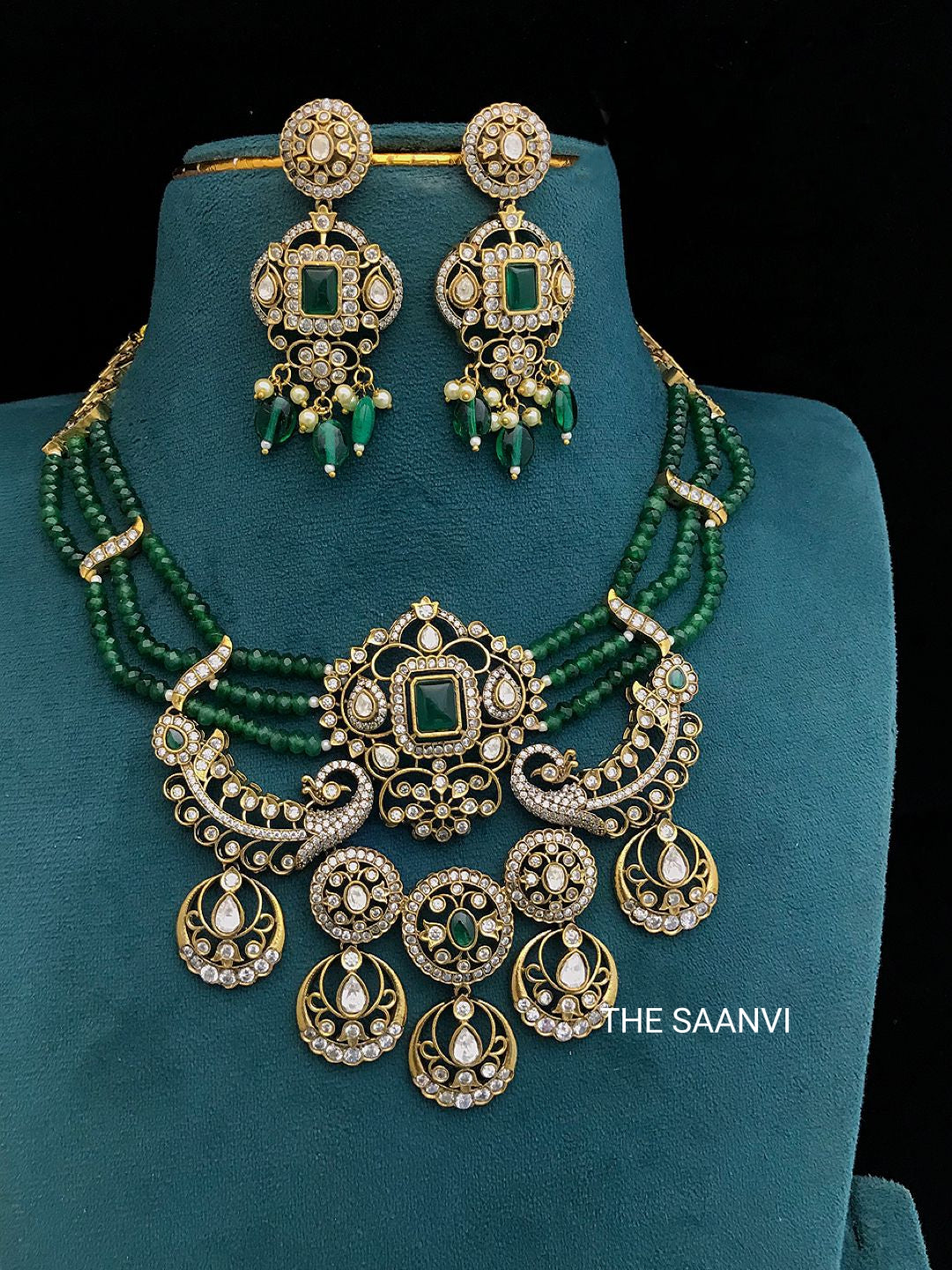 AVNI PREMIUM QUALITY BEADED NECKLACE SET