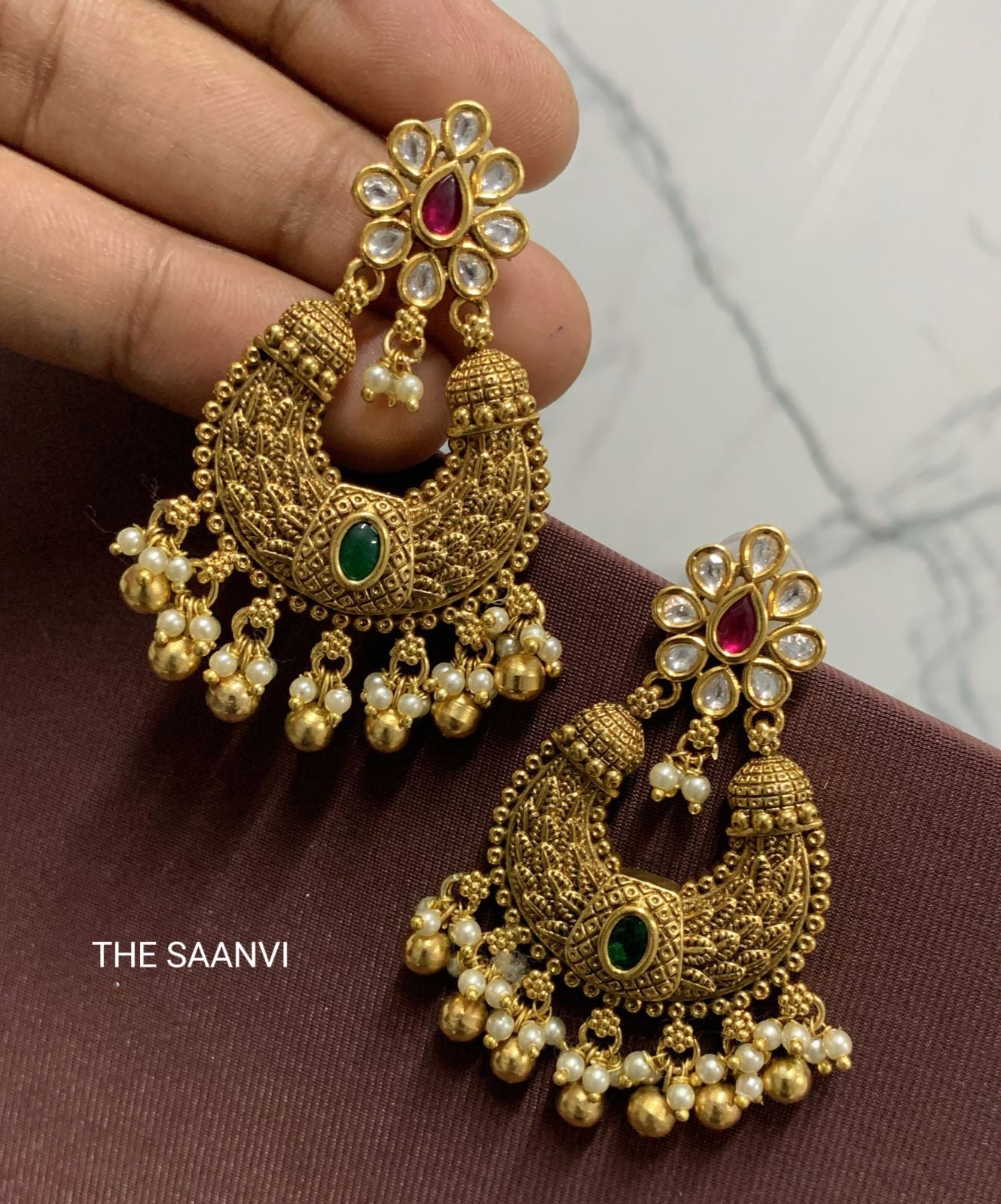 CHANDBALI DESIGNER EARRINGS