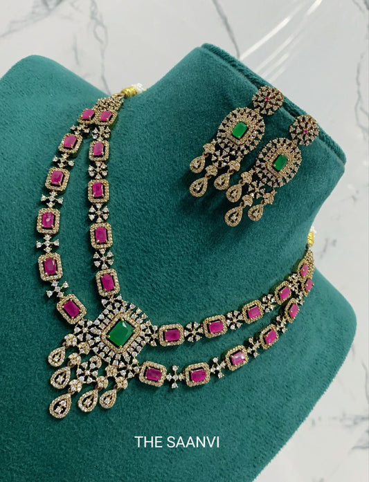 LEENA PREMIUM RUBY & EMERALD AD SET ( VICTORIAN POLISH)