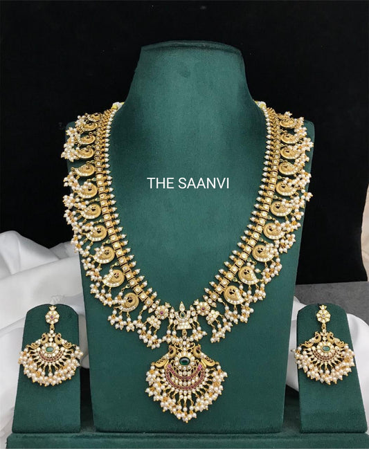 KODHAI PREMIUM GUTTAPUSALU HARAM SET