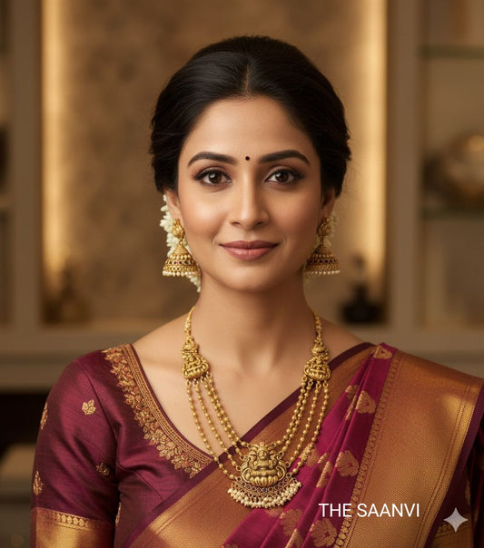 DEVI PREMIUM FOUR LAYER MID-LENGTH NECKLACE SET