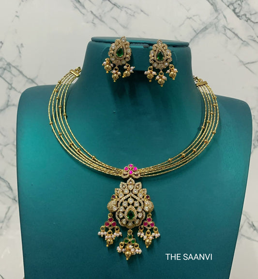 MIRUNALINI VICTORIAN DIAMOND CHOKER