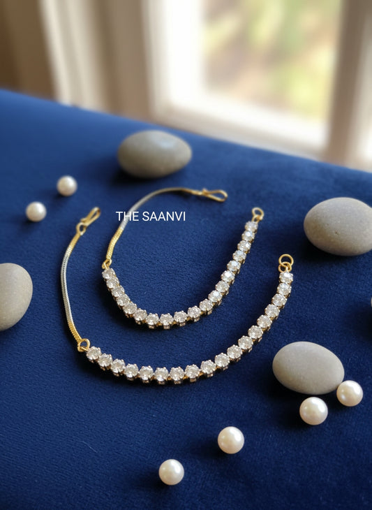 RITHIKA PREMIUM AD STONE EAR CHAIN