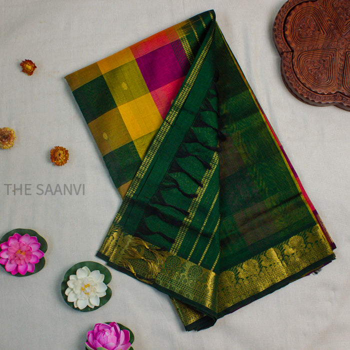 PAALUM PAZHAMUM SILK COTTON SAREE